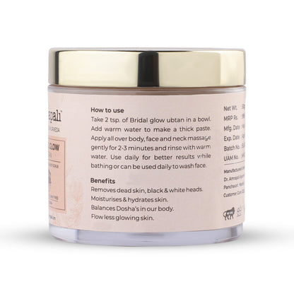 Bridal Glow Ubtan – Natural Face & Body Scrub By Dr. Amrapali | Handmade Ayurveda