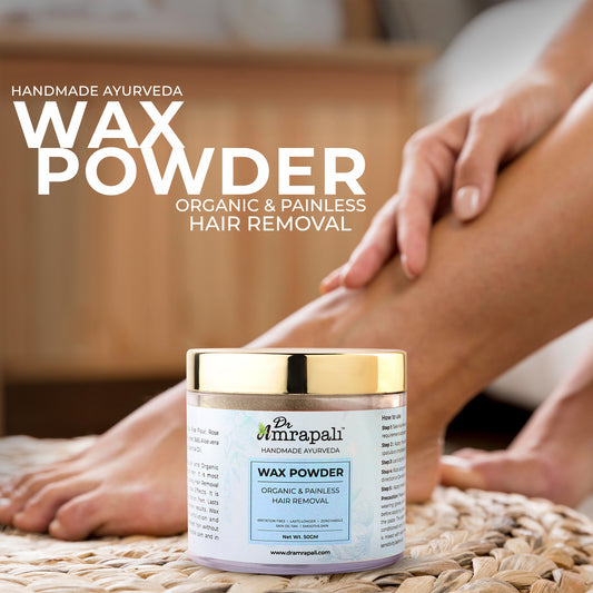 Dr. Amrapali Wax Powder – Natural & Painless Hair Removal (50 gm)