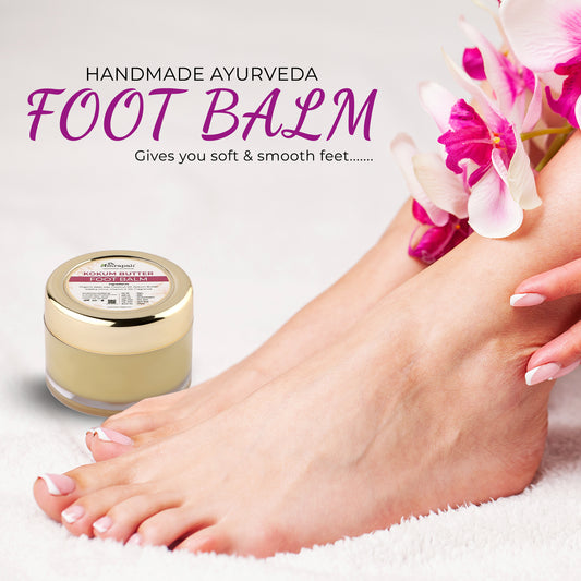 Kokum Butter Foot Balm – Heals Cracked Heels & Softens Feet