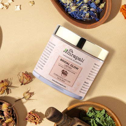 Bridal Glow Ubtan – Natural Face & Body Scrub By Dr. Amrapali | Handmade Ayurveda