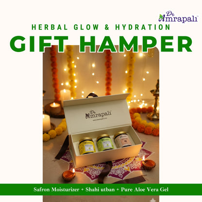 Herbal Glow & Hydration Hamper  (Moisturizer • Aloe Vera Gel • Ubtan)