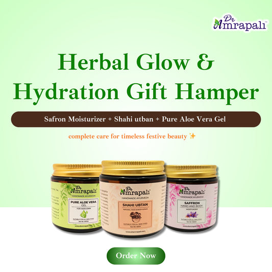 Herbal Glow & Hydration Hamper  (Moisturizer • Aloe Vera Gel • Ubtan)